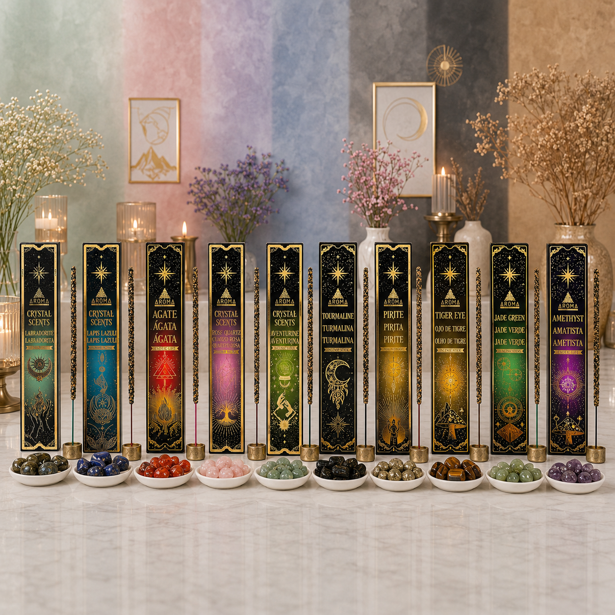 Crystal & Incense Collection - Crystal Scents