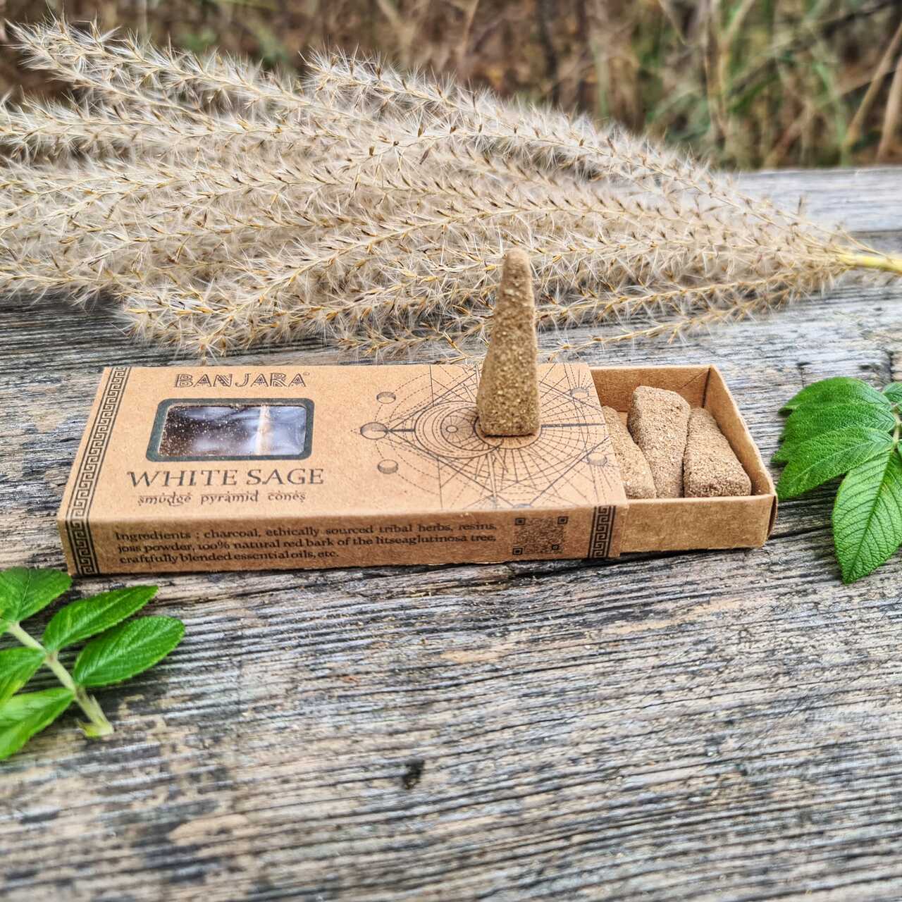 White Sage - Smudge Pyramid Cones