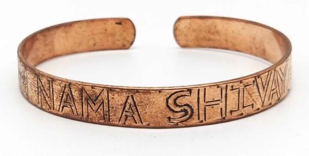 Pulsera de Cobre Om Namah Shivaya – Protección y Energía Sagrada - Buddha Stones
