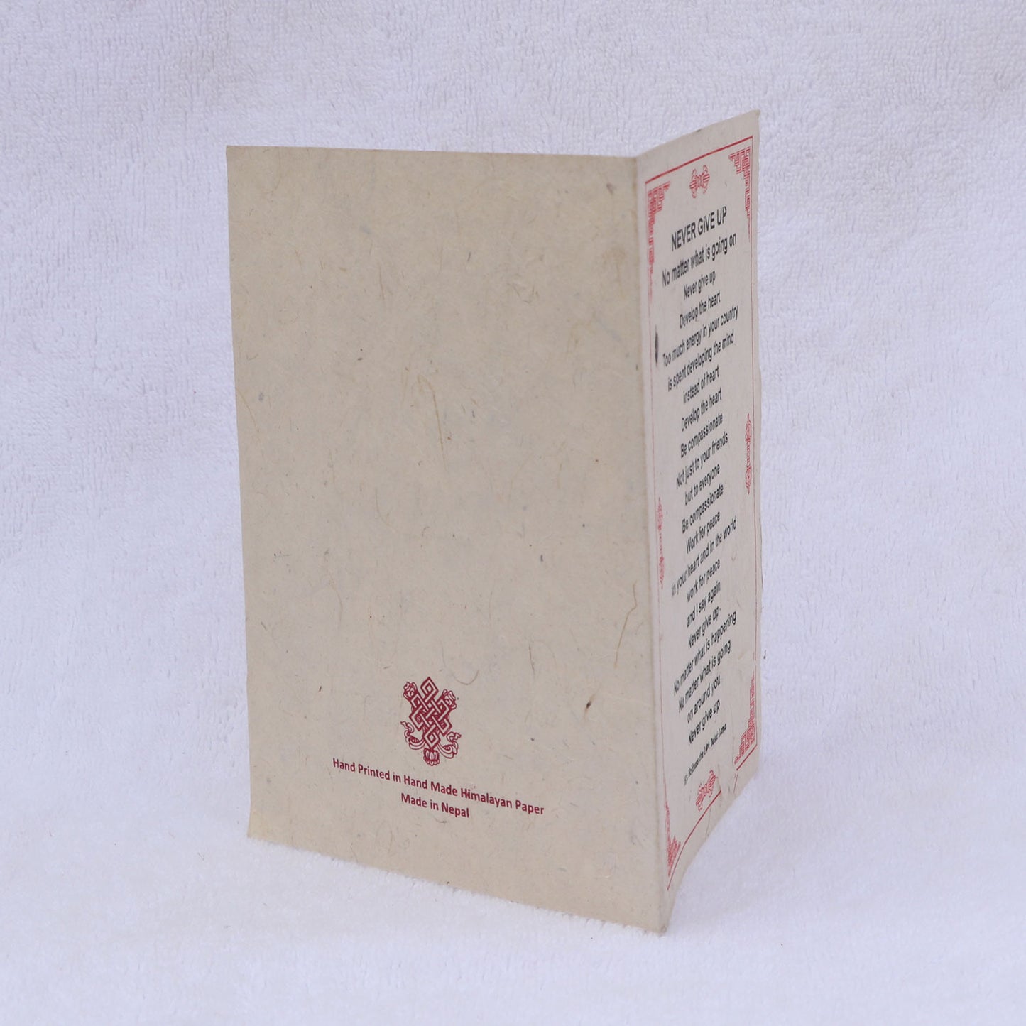Cartas Hechas con Papel del Himalaya Con Mensajes Inspiradores