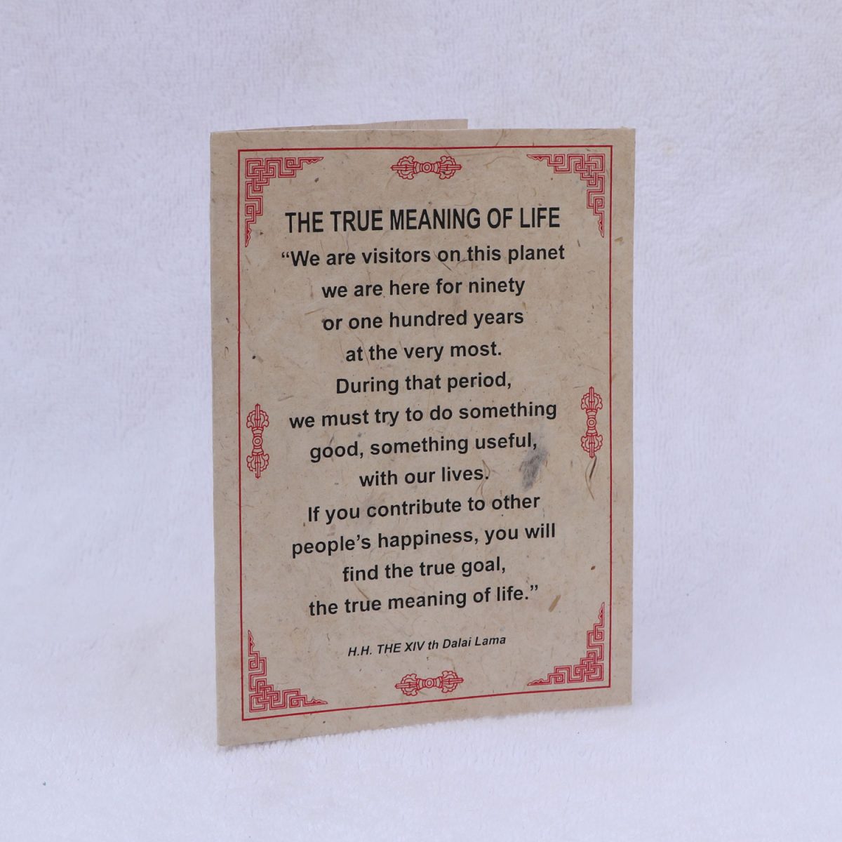 Cartas Hechas con Papel del Himalaya Con Mensajes Inspiradores