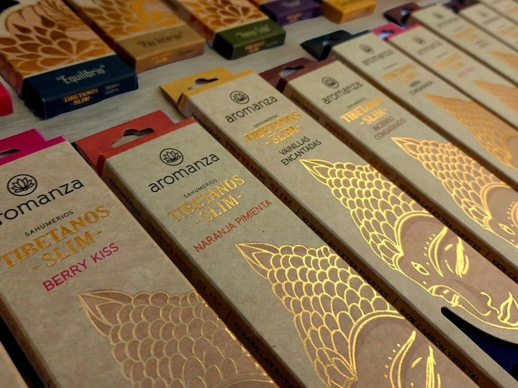 Inciensos Tibetanos Slim - Aromanza x 10 u.