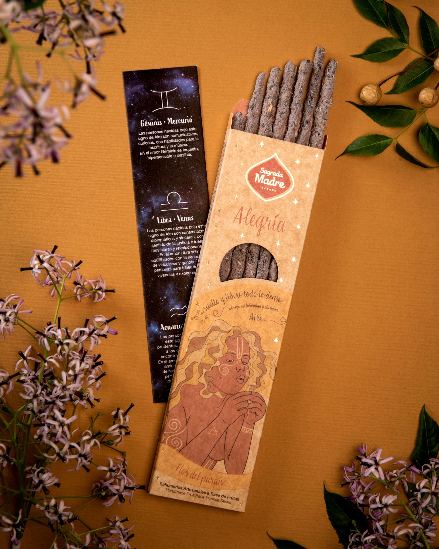 Holy Mother - Incense 5 Elements - Water, Rebirth (Lemongrass)