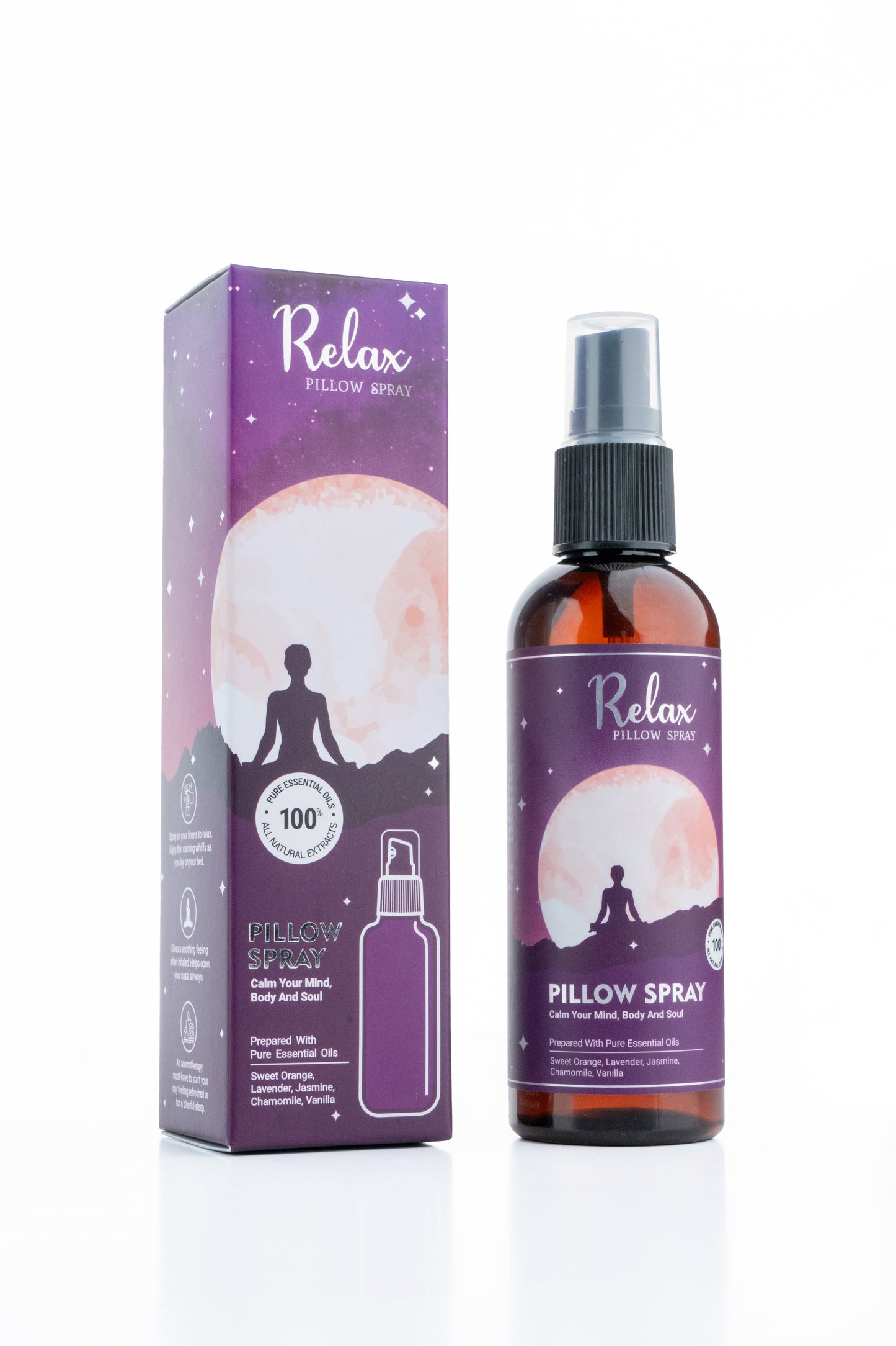 Spray de Almohada Aromaterapia 100ml (Pillow Mist) - Colección Descanso