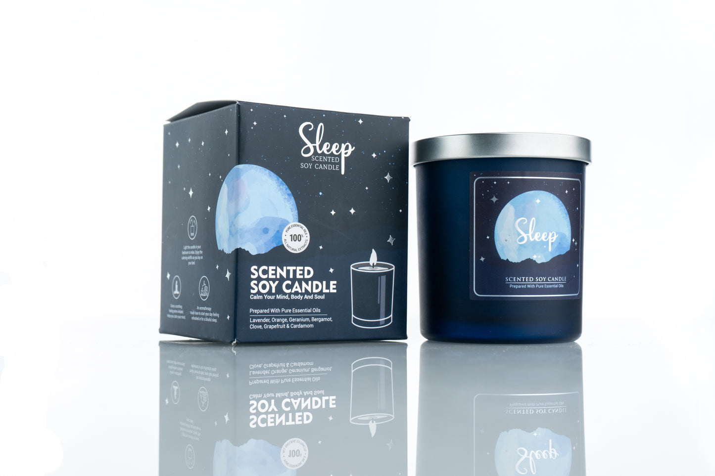 Vela Aromática Sleep 200 g  – Relajación y Descanso
