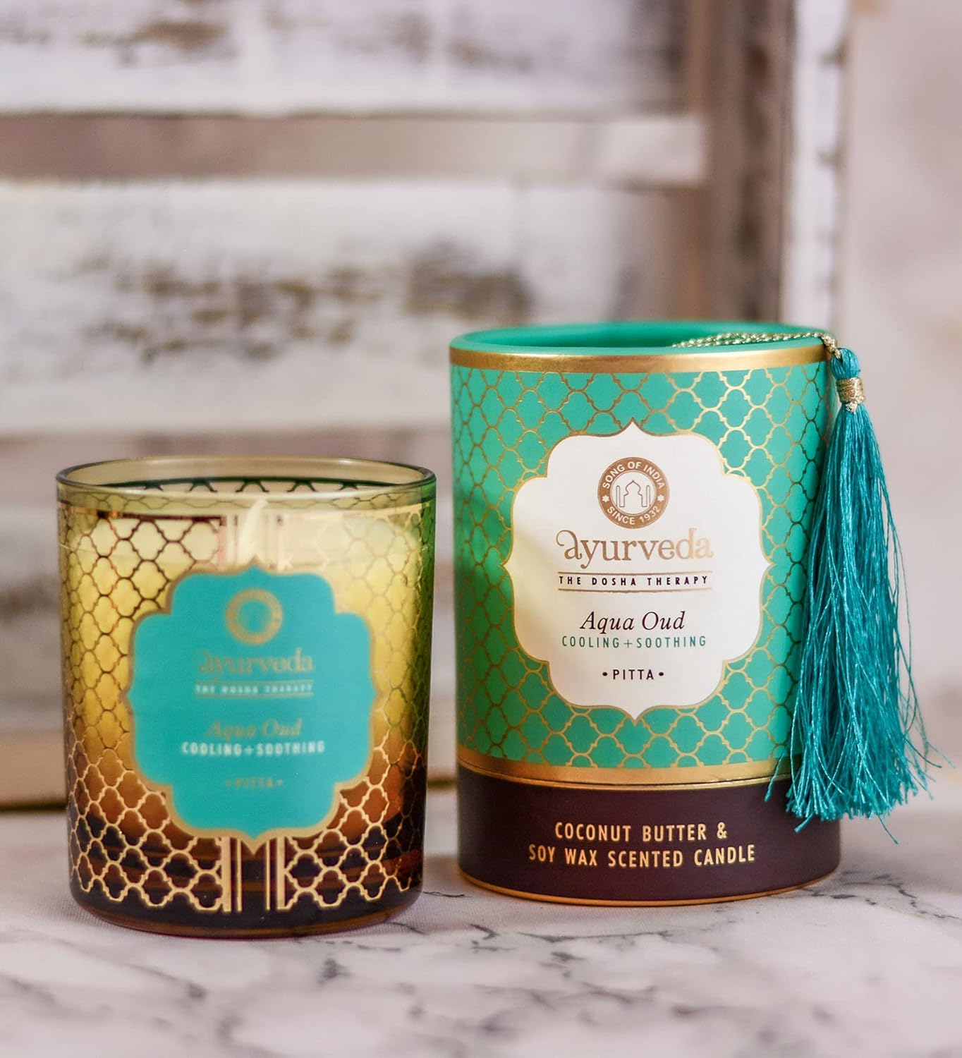 Ayurveda Candle - Aqua Oud - Cooling & Soothing (Pitta)