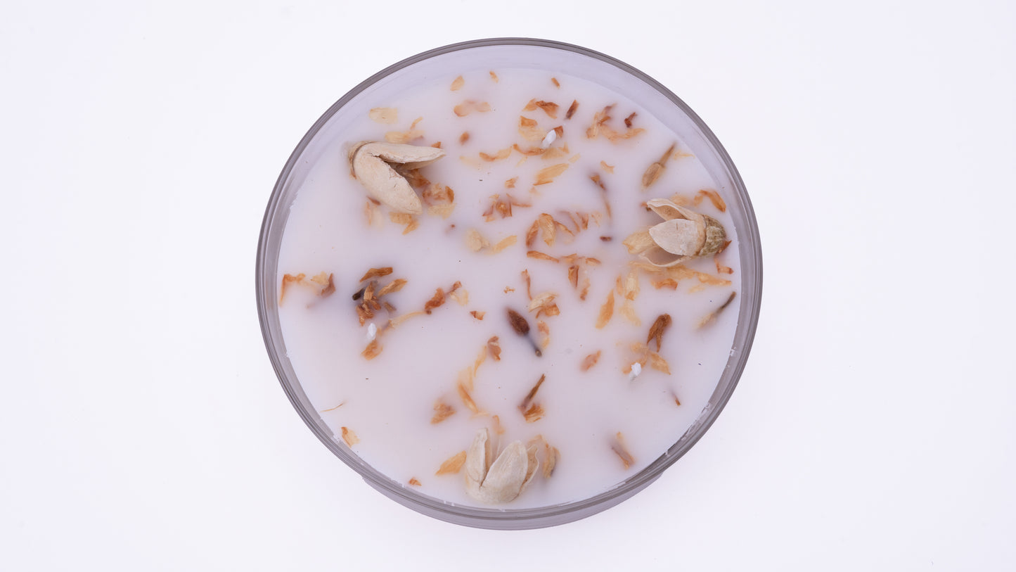 Vela Aromática Orgánica Boho Botánica 200 g 3 Mechas con Smudge