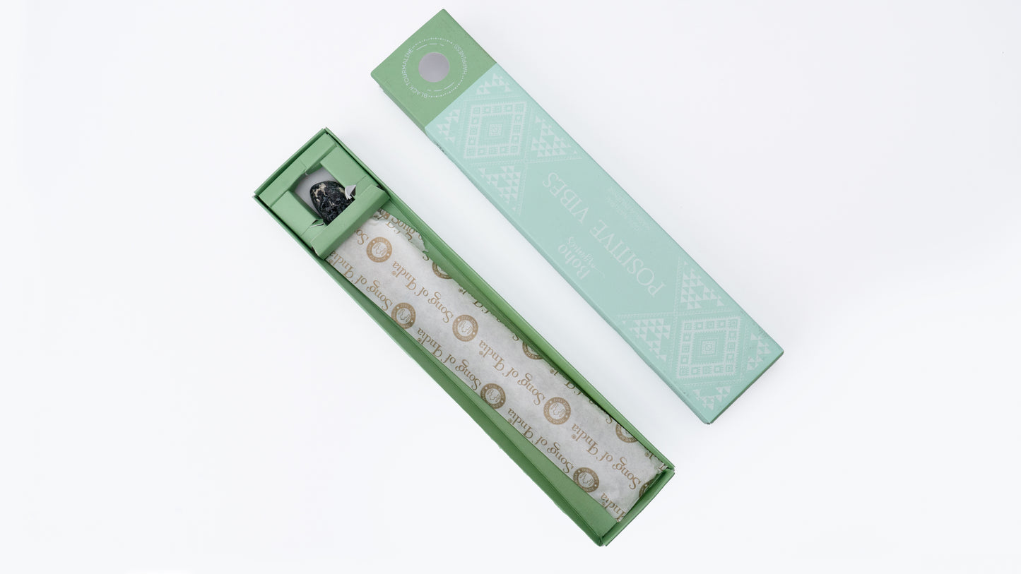 Incienso Boho Organics + Piedra Natural (Pack Mayorista 24 cajas)