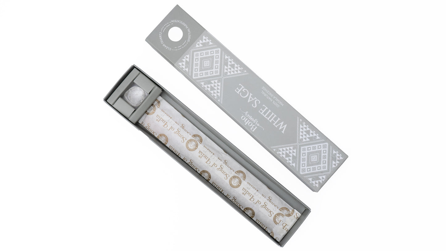 Incienso Boho Organics + Piedra Natural (Pack Mayorista 24 cajas)