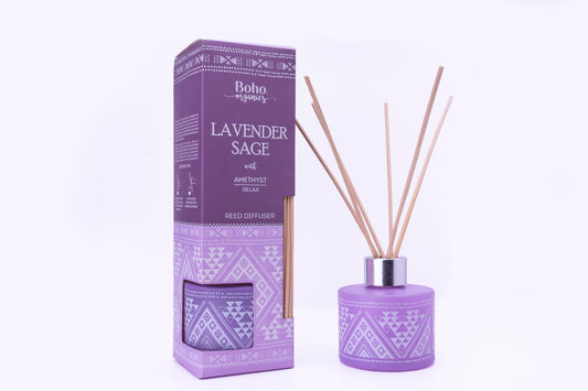 Difusor Aromático Boho Orgánico 100 ml con Varillas