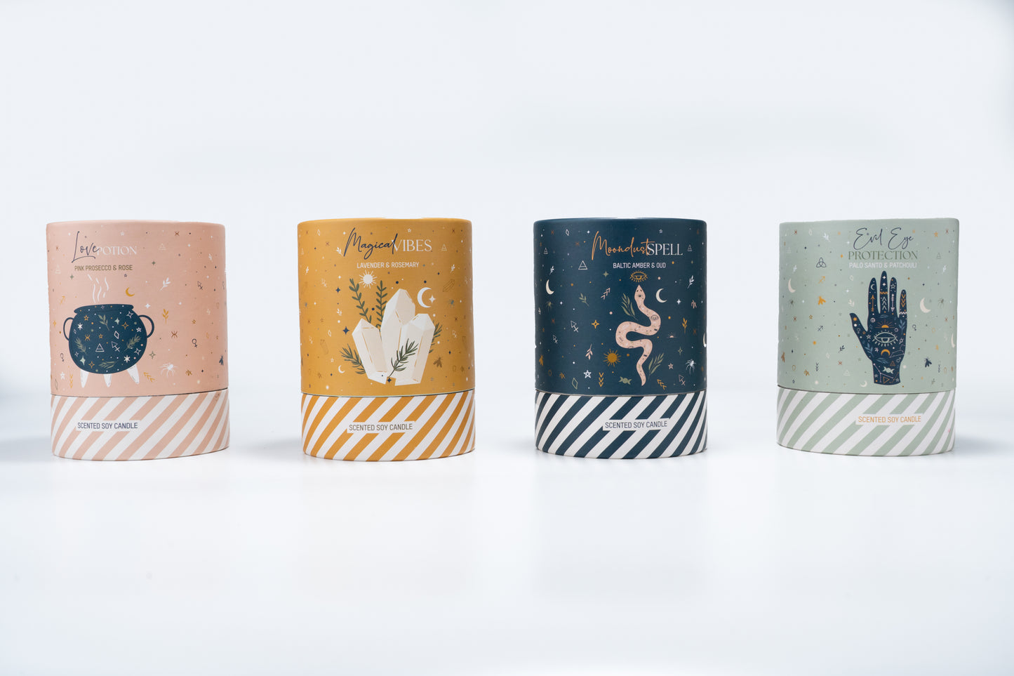 Vela Aromática Celestial 120 g  – Frasco de Vidrio con Estuche