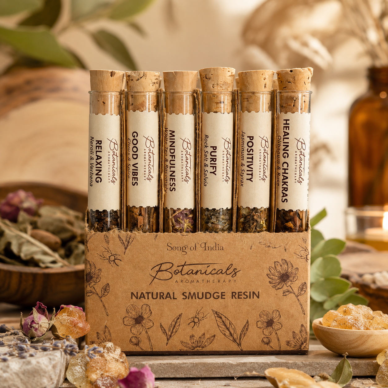 Pack Mayorista Set A de 24 Resinas Botánicas Aromáticas