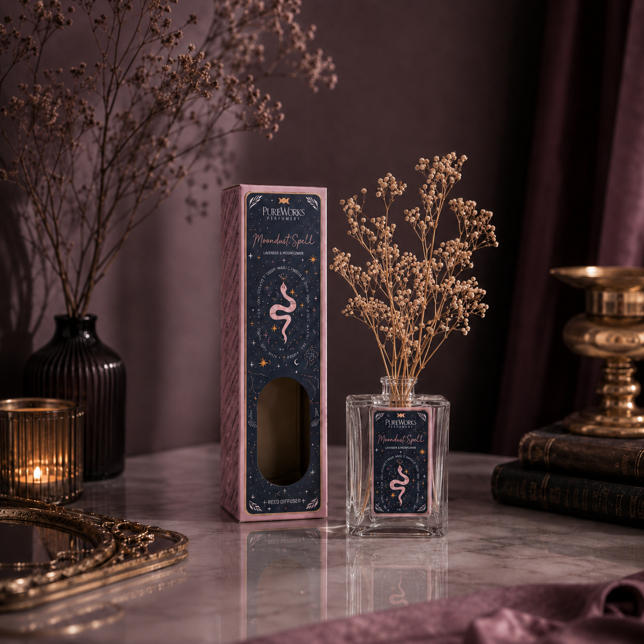 Difusor Aromático Celestial Magic 150 ml con Varillas
