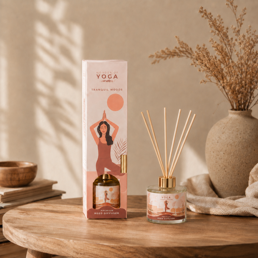 Difusor Aromático Yoga 50 ml con Varillas