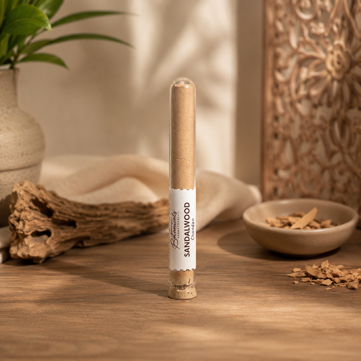 Resinas Botánicas Aromáticas en Tubo de Vidrio y Corcho