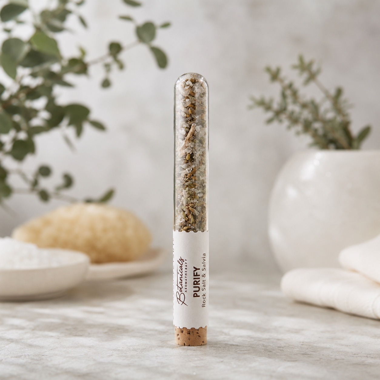 Resinas Botánicas Aromáticas en Tubo de Vidrio y Corcho