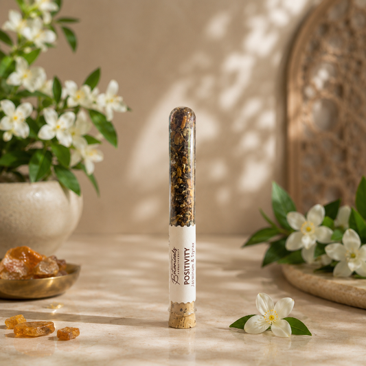 Resinas Botánicas Aromáticas en Tubo de Vidrio y Corcho