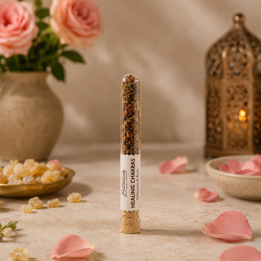 Resinas Botánicas Aromáticas en Tubo de Vidrio y Corcho