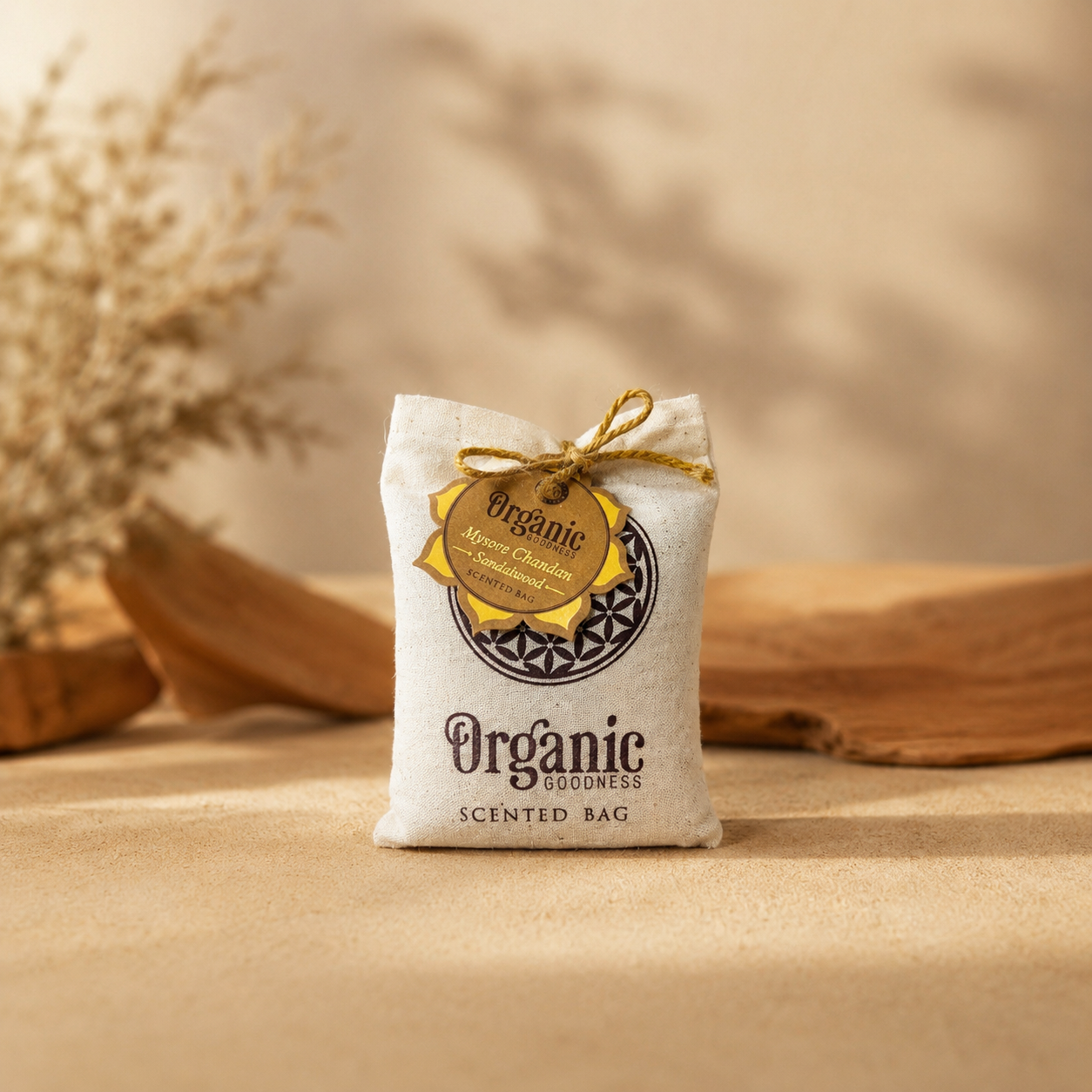 Sachet de Algodón Aromático Orgánico para Cajones, Placares & Carros