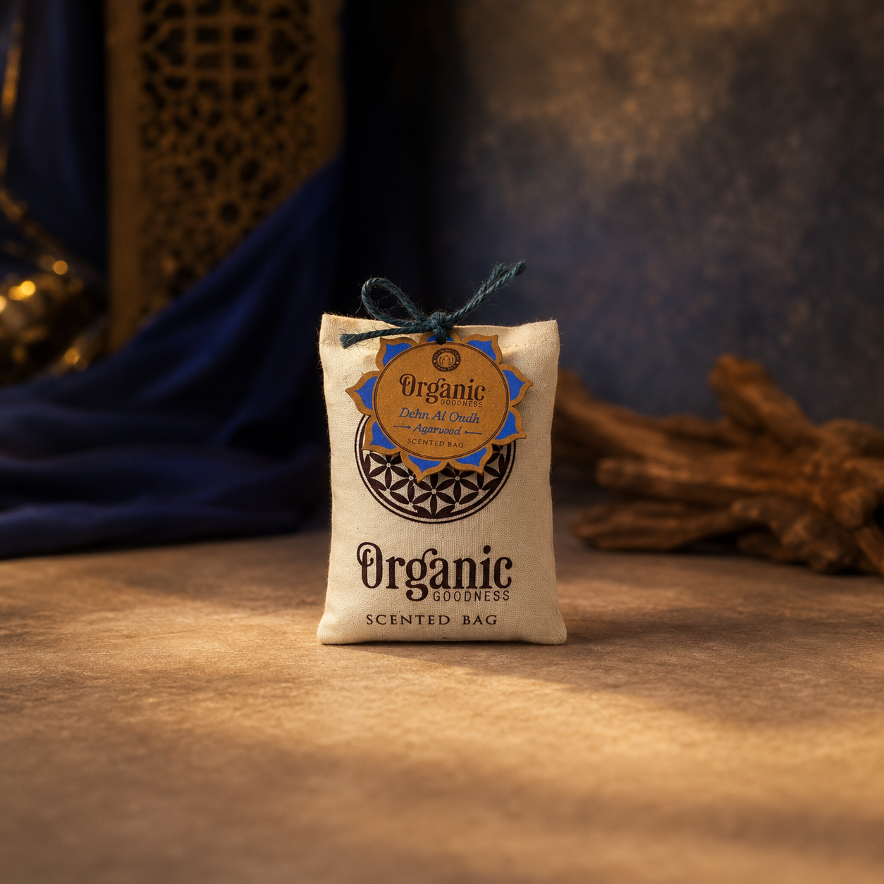 Sachet de Algodón Aromático Orgánico para Cajones, Placares & Carros