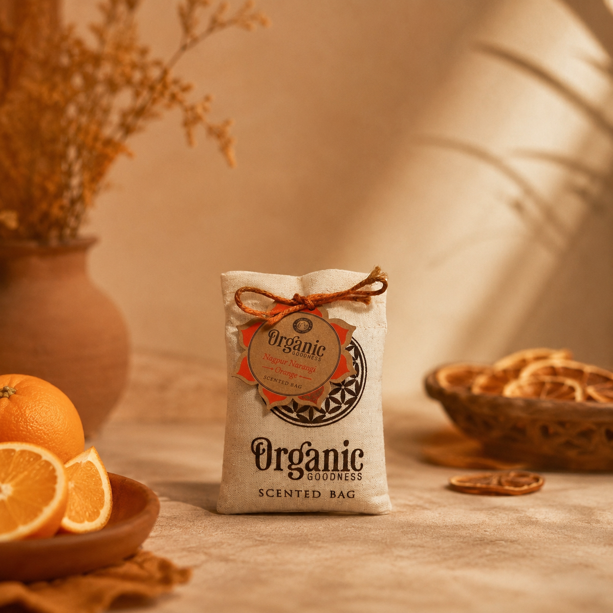 Sachet de Algodón Aromático Orgánico para Cajones, Placares & Carros
