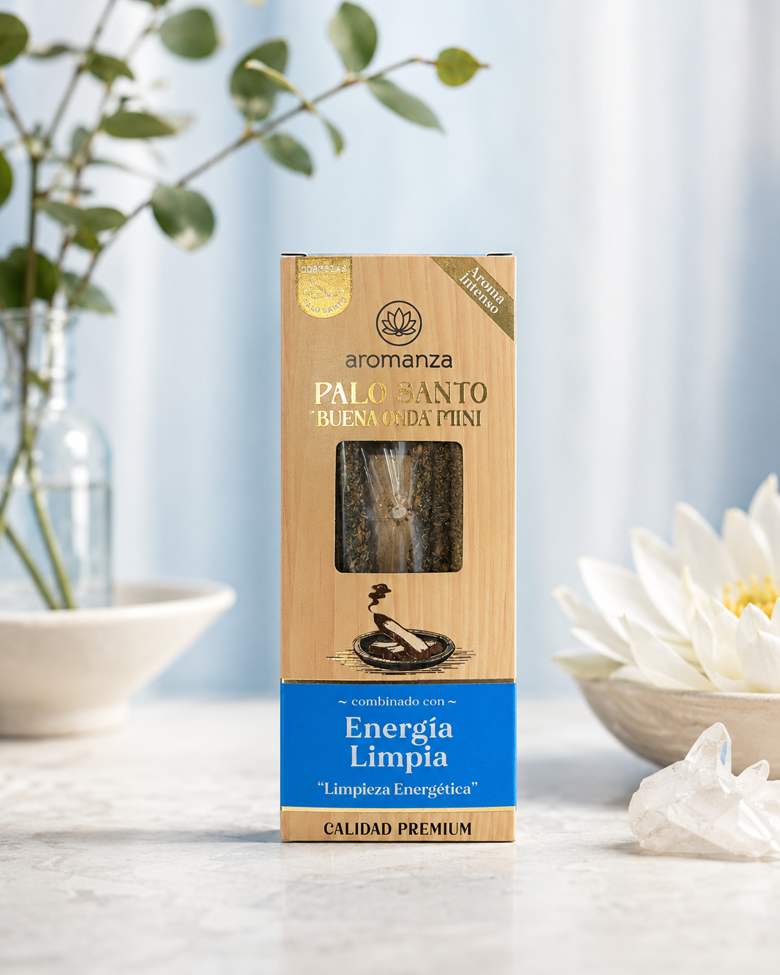 Mini Palo Santo - Aromanza x 8 u.