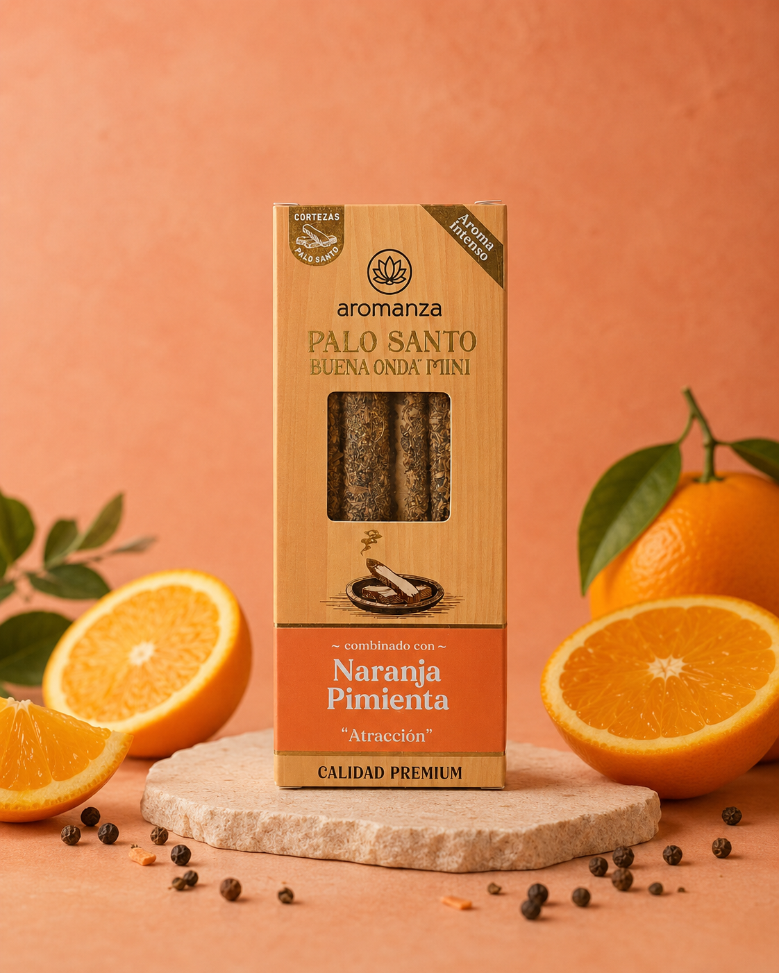 Mini Palo Santo - Aromanza x 8 u.