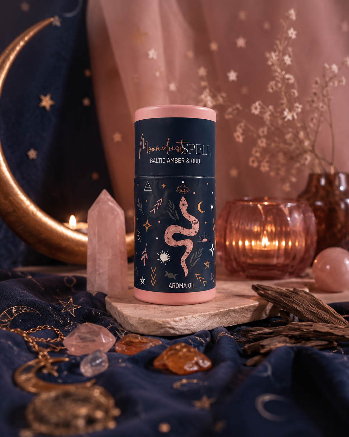 Aceite Aromático Celestial Magic 10ml - Edición Tubo Místico