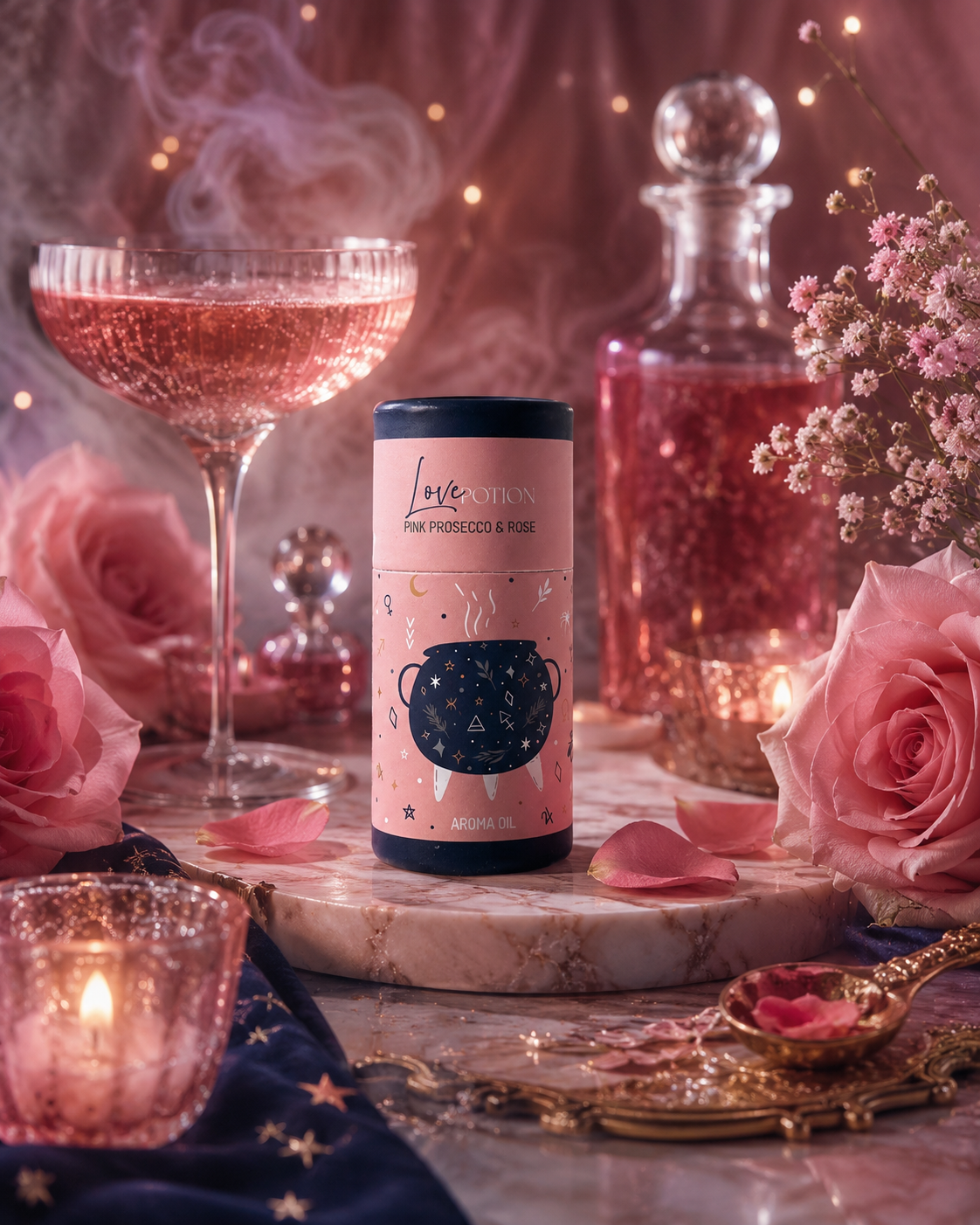 Aceite Aromático Celestial Magic 10ml - Edición Tubo Místico