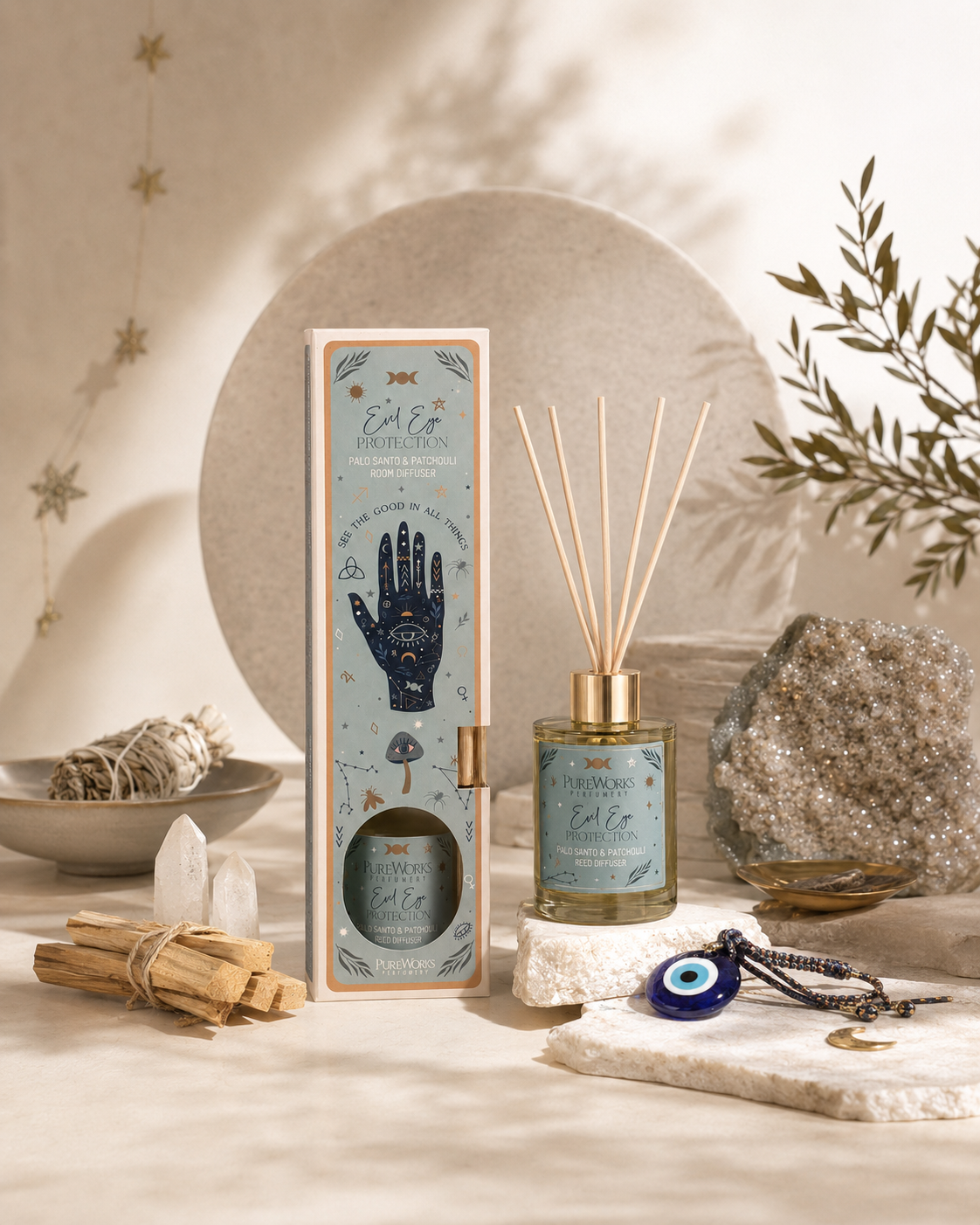 Difusor Aromático Celestial Magic 50 ml con Varillas
