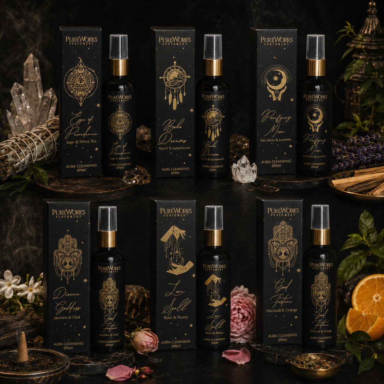 Spray Áurico Esotérico 100ml (Aura Cleansing) - Colección Ritual