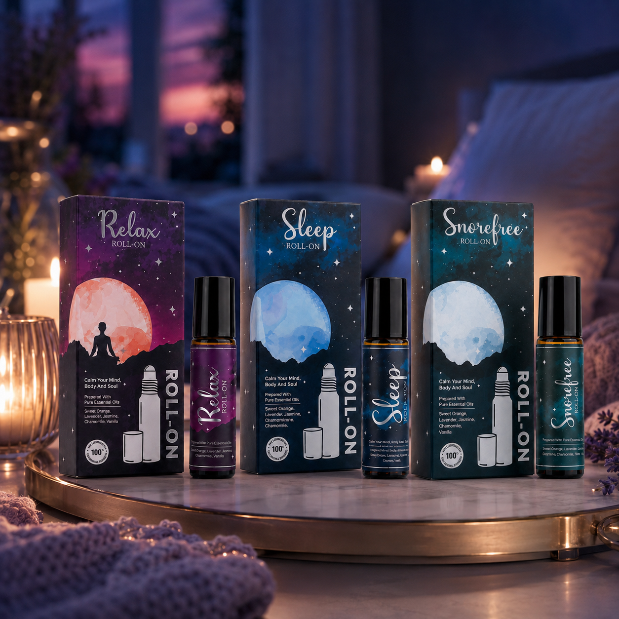 Roll-On Aromaterapia Sueño y Relax 10ml - Uso Tópico