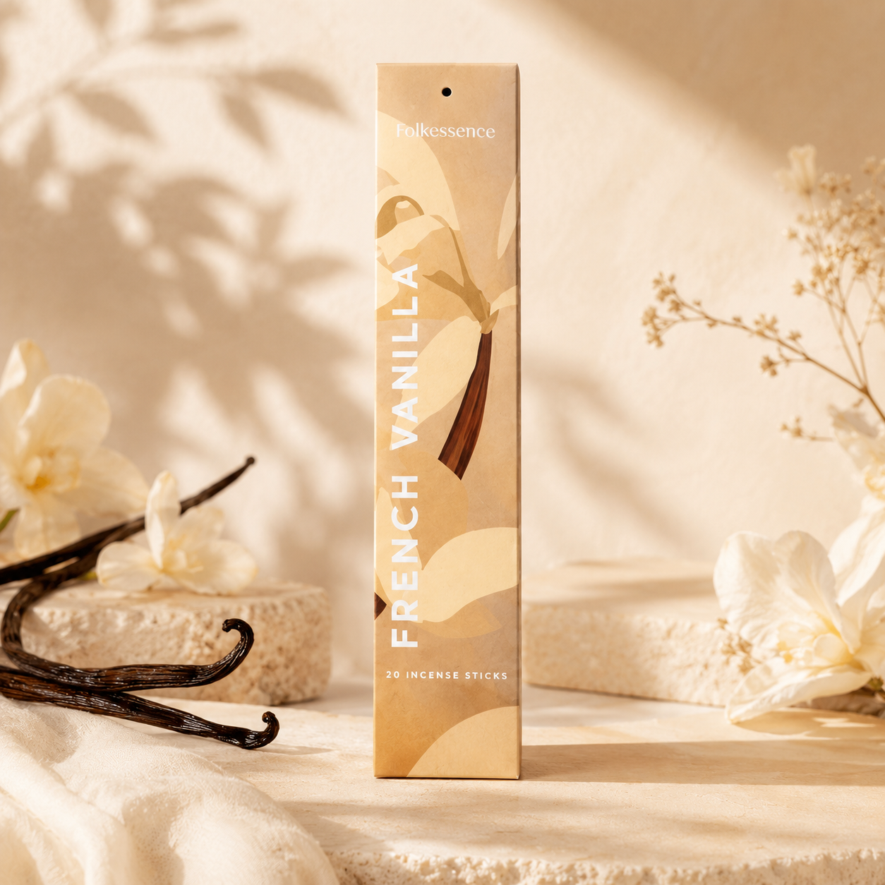 Inciensos Folkessence Good Vibes – The Favorites | Caja con 12 Aromas + Porta Incienso