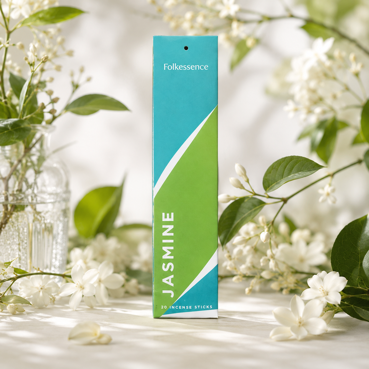 Inciensos Folkessence Good Vibes – The Favorites | Caja con 12 Aromas + Porta Incienso