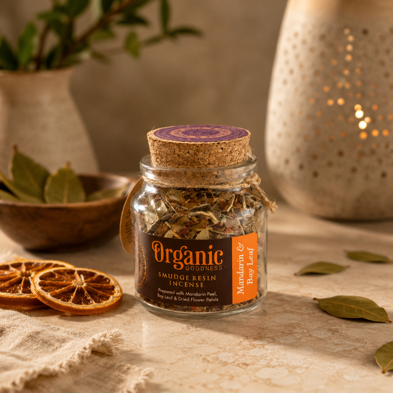 Mix de Resinas Organic Goodness (Smudge) - Frasco de Vidrio Premium
