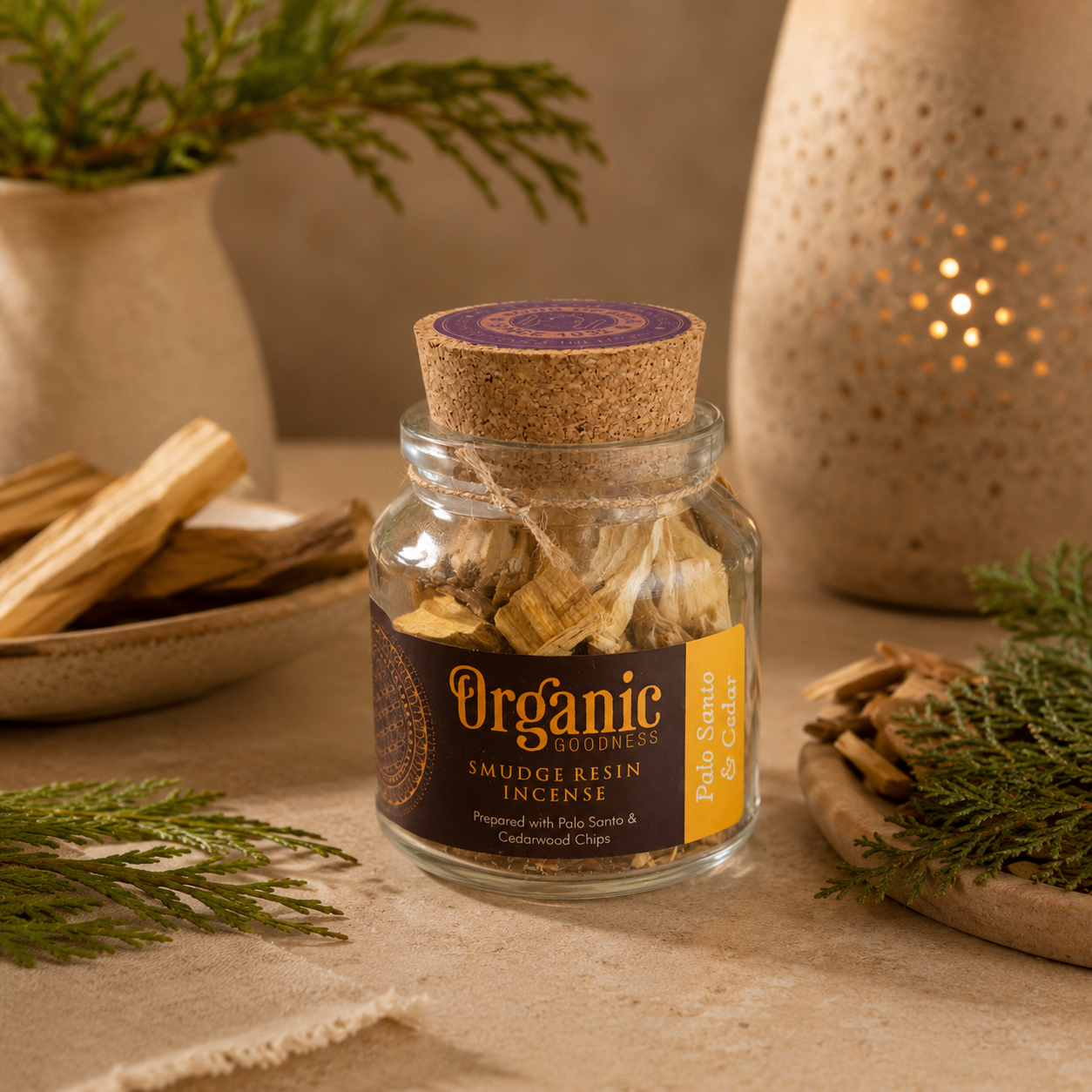 Mix de Resinas Organic Goodness (Smudge) - Frasco de Vidrio Premium
