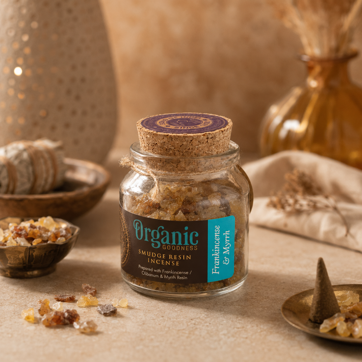Mix de Resinas Organic Goodness (Smudge) - Frasco de Vidrio Premium