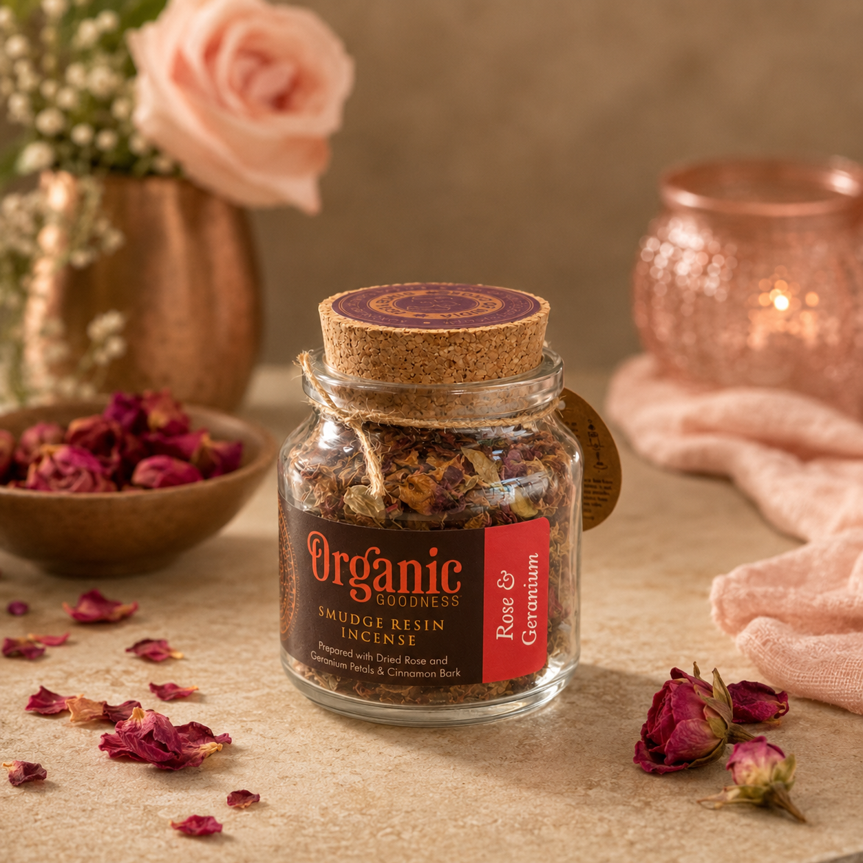 Mix de Resinas Organic Goodness (Smudge) - Frasco de Vidrio Premium