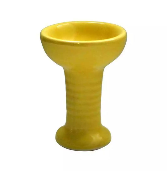 Copalera Esmaltada de Ceramica Color Amarillo- Holistic Altar