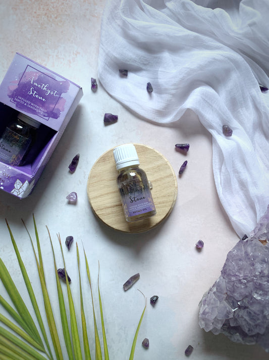 Aceite Aromático Healing Stones 10ml - Con Cristales Naturales