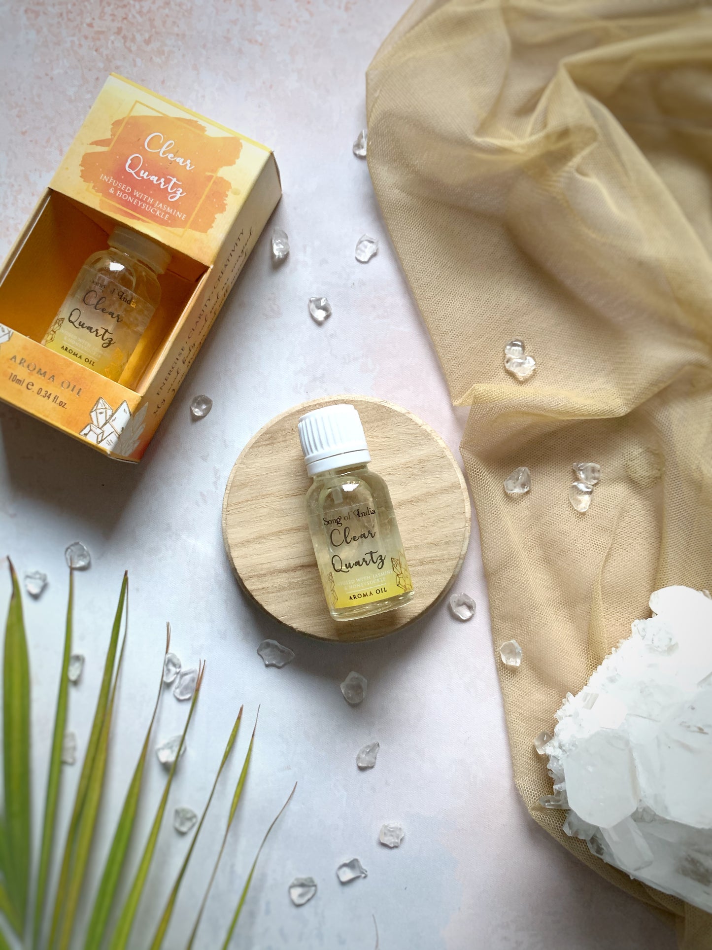 Aceite Aromático Healing Stones 10ml - Con Cristales Naturales