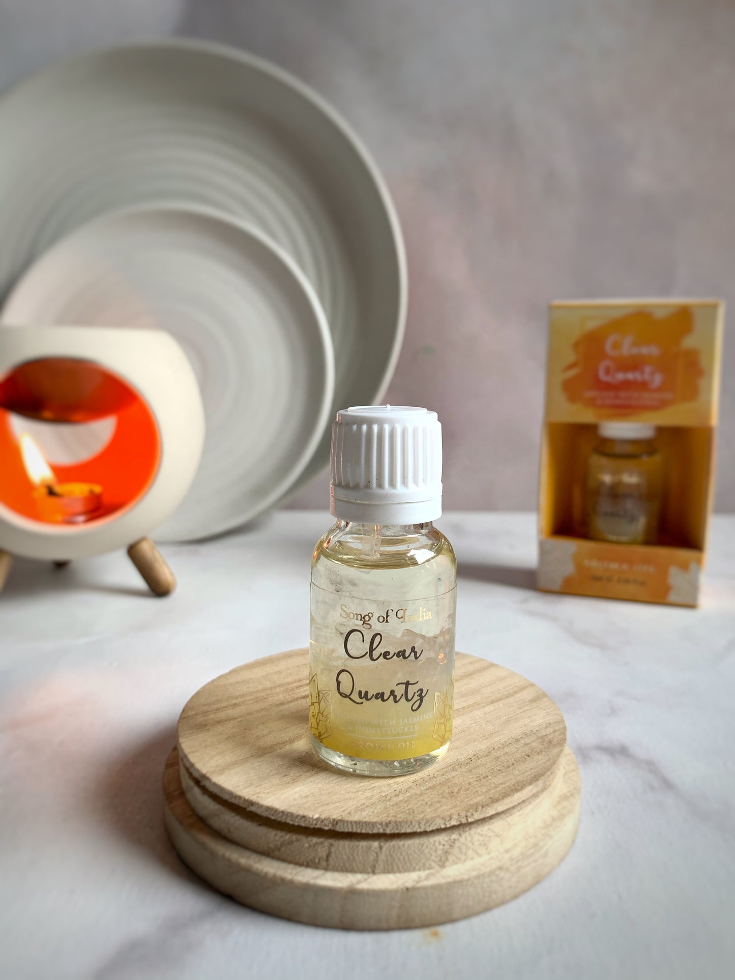 Aceite Aromático Healing Stones 10ml - Con Cristales Naturales