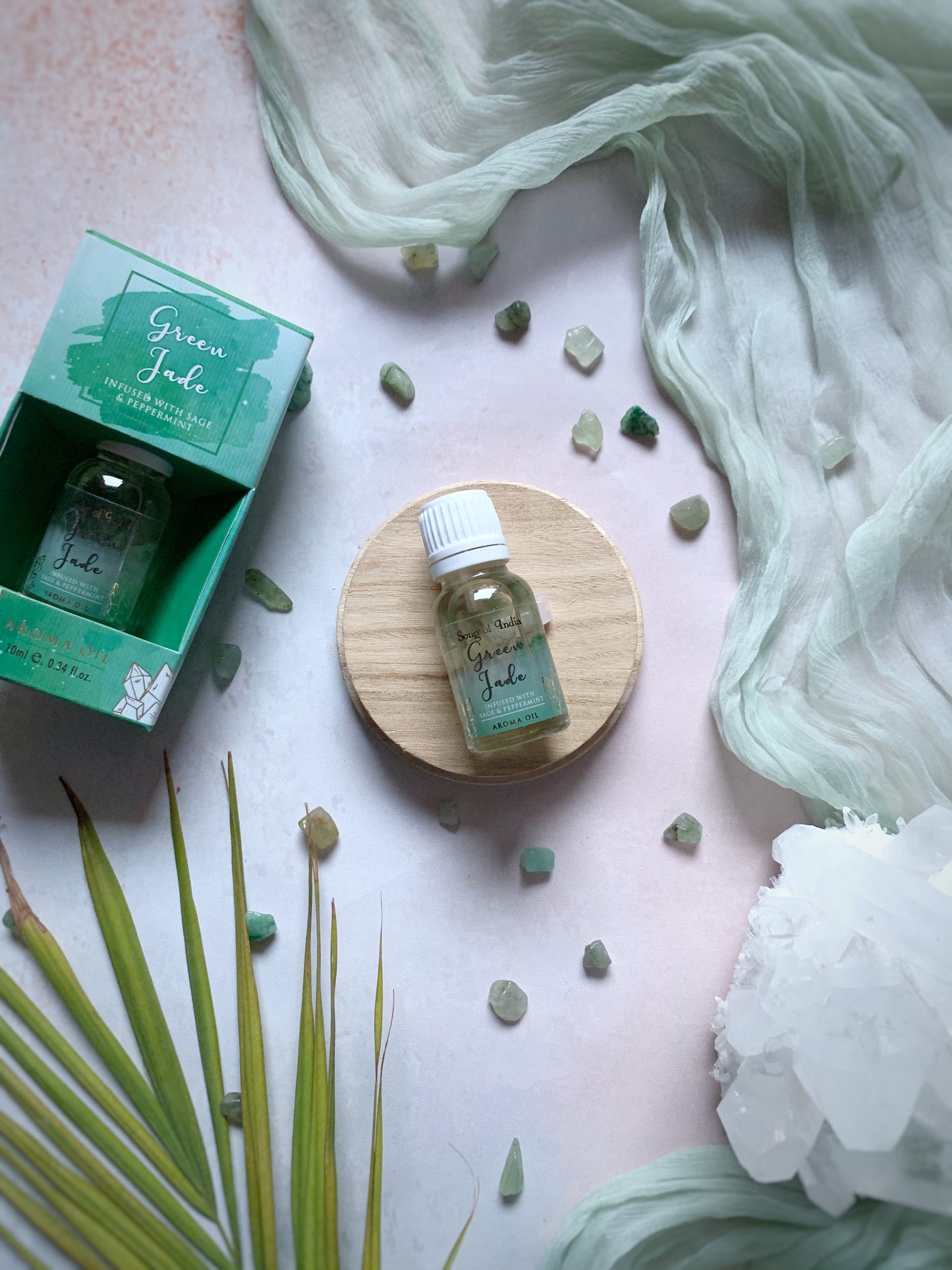 Aceite Aromático Healing Stones 10ml - Con Cristales Naturales