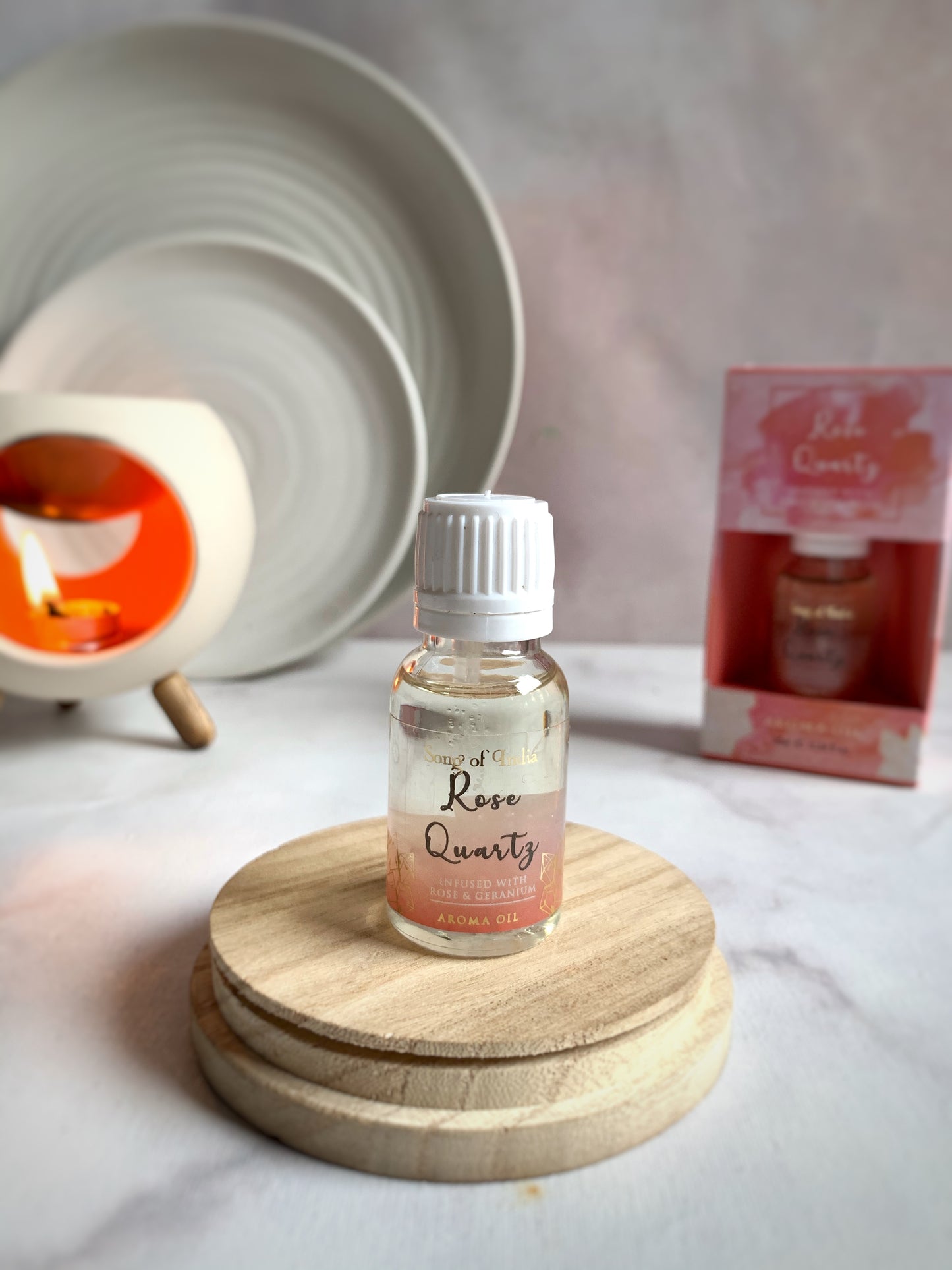 Aceite Aromático Healing Stones 10ml - Con Cristales Naturales