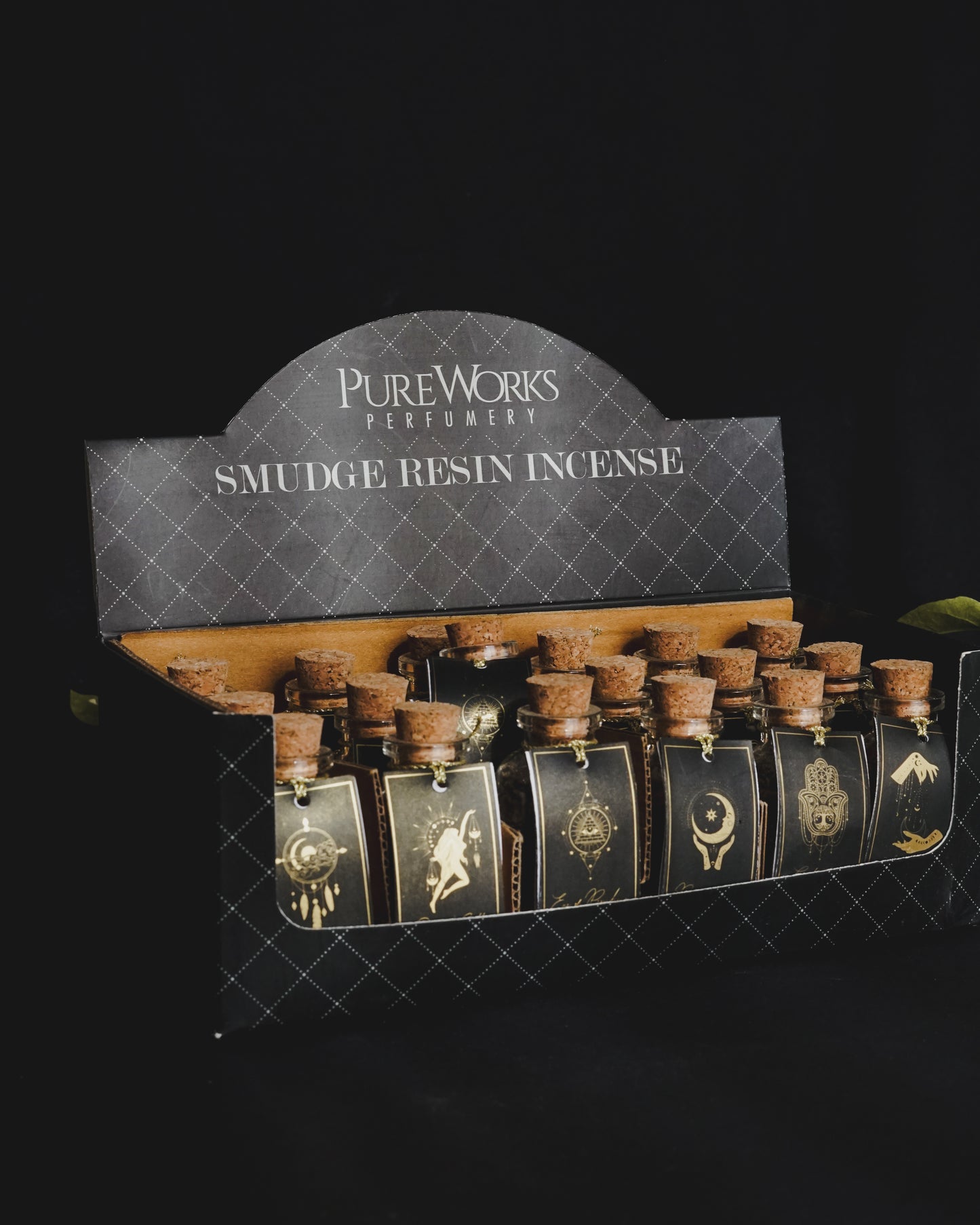 Resina de Incienso Esotérica en Frasco con Corcho - Colección Ritual