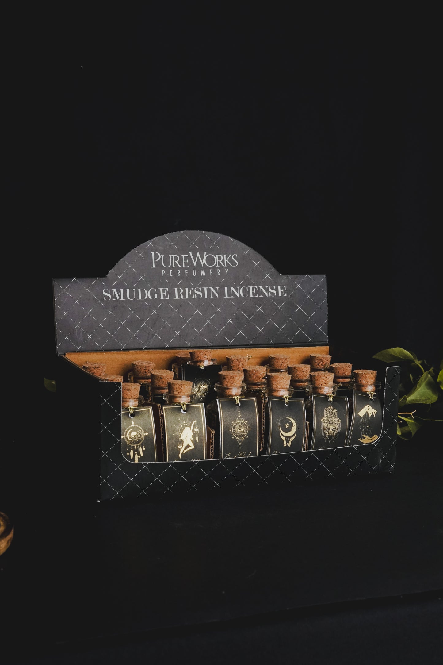 Resina de Incienso Esotérica en Frasco con Corcho - Colección Ritual