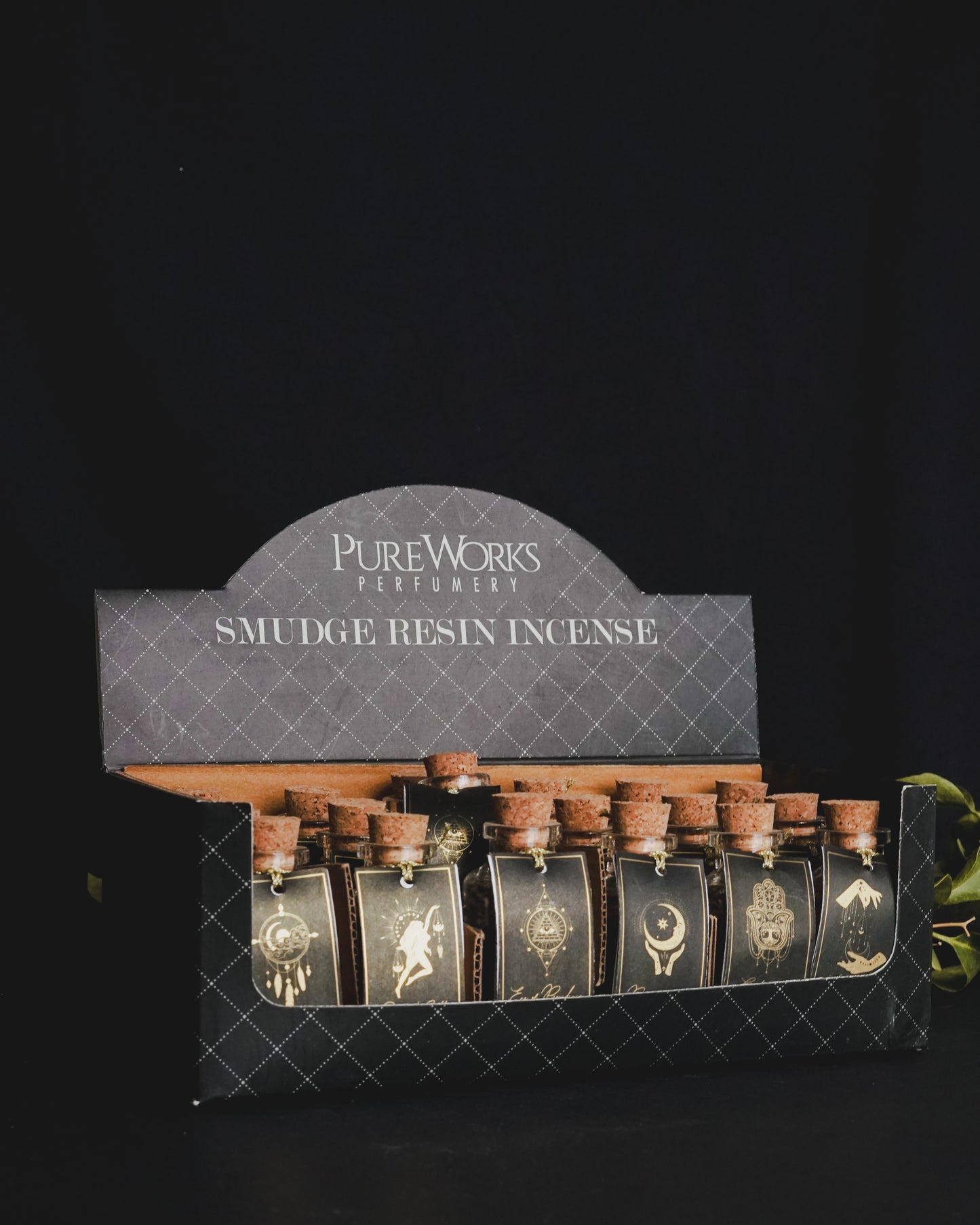 Resina de Incienso Esotérica en Frasco con Corcho - Colección Ritual