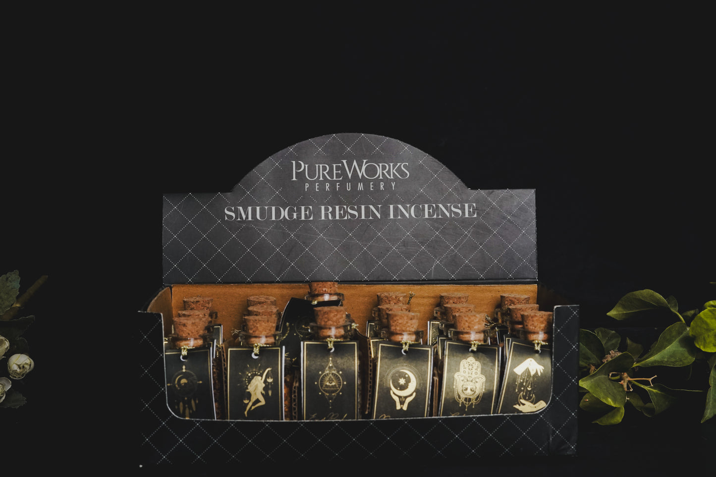 Resina de Incienso Esotérica en Frasco con Corcho - Colección Ritual