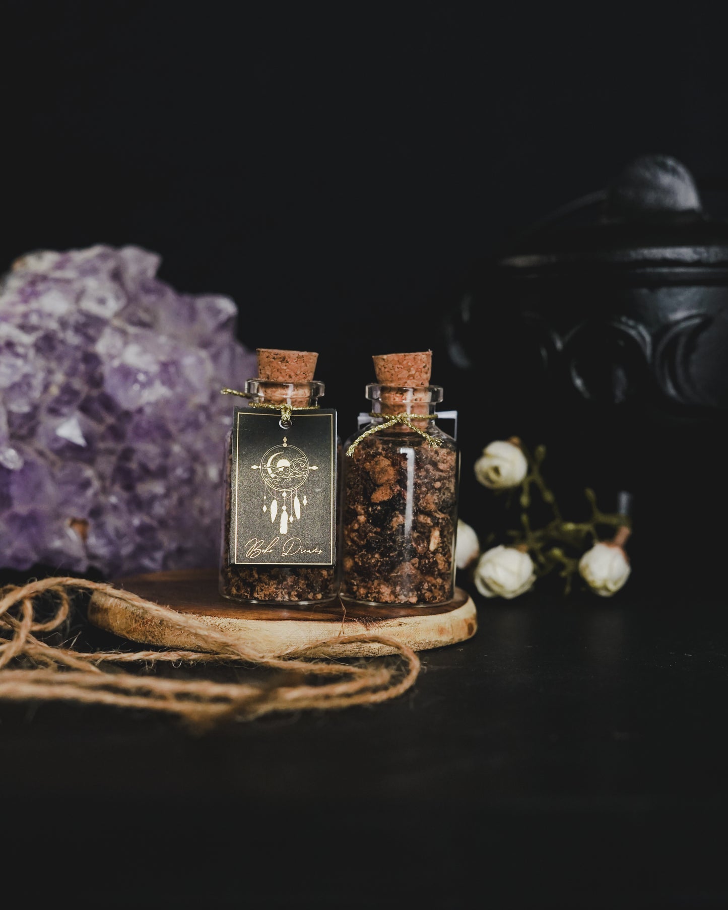 Resina de Incienso Esotérica en Frasco con Corcho - Colección Ritual