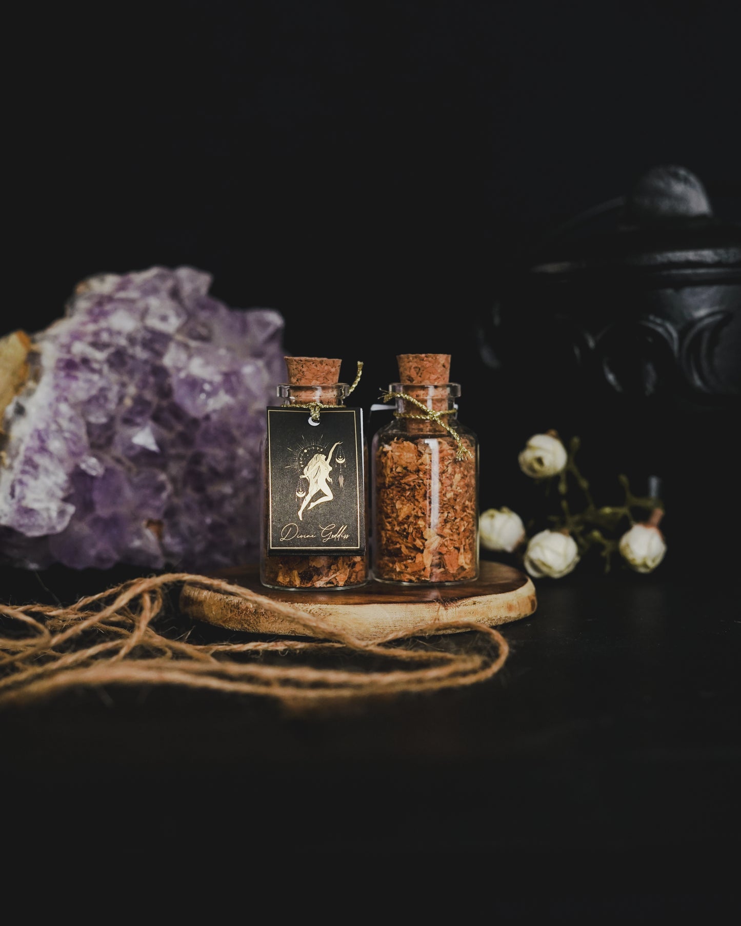 Resina de Incienso Esotérica en Frasco con Corcho - Colección Ritual